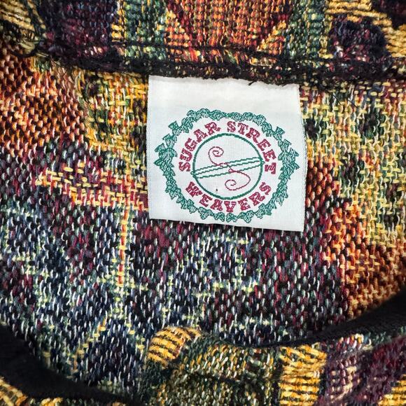 Sugar Street Weavers Tapestry Jacket OS Floral Fruit Boho Cottagecore USA - Picture 3 of 10